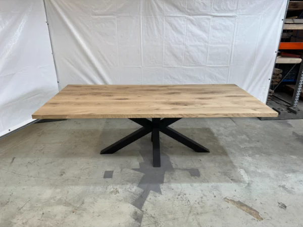 Massieve eiken tafel - Rechthoek - Afbeelding 4