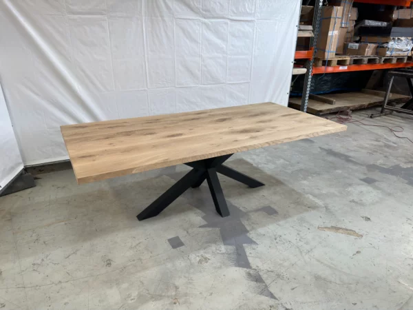 Massieve eiken tafel - Rechthoek - Afbeelding 5