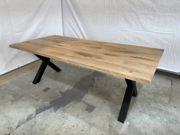 Massieve eiken tafel - Rechthoek - Afbeelding 6