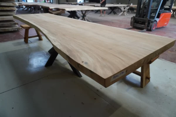 Table en bois de suar massif - L300cm L85/112cm – Image 9