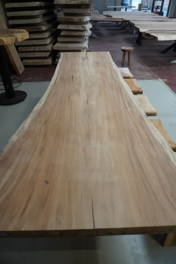 Table en bois de suar massif - L300cm L85/112cm – Image 10