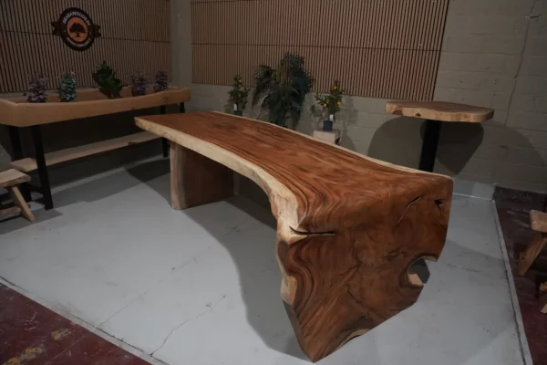 Table cascade en suar massif - L300cm B110/135cm – Image 2