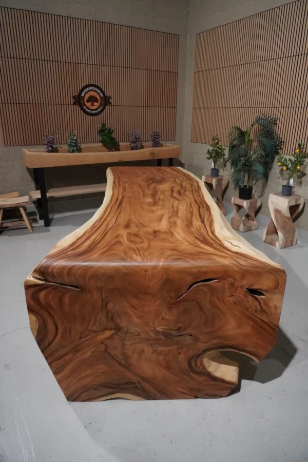 Table cascade en suar massif - L300cm B110/135cm – Image 4