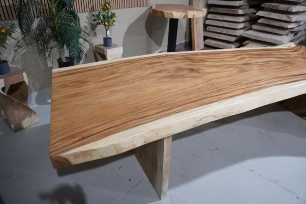 Table cascade en suar massif - L300cm B110/135cm – Image 6
