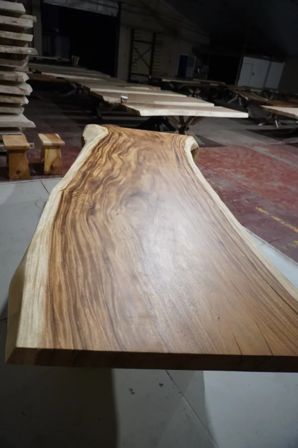 Table cascade en suar massif - L300cm B110/135cm – Image 8