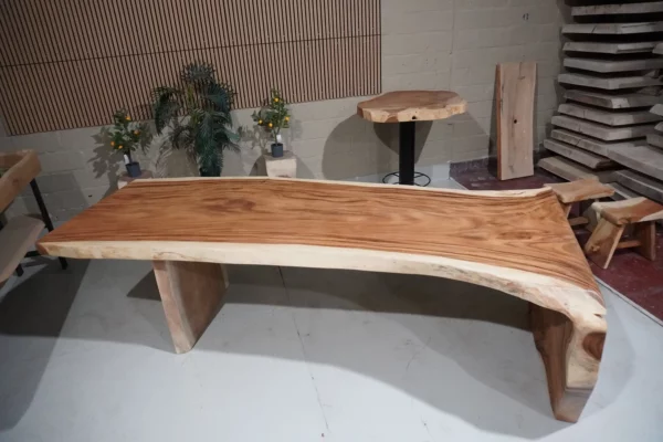 Table cascade en suar massif - L300cm B110/135cm – Image 15