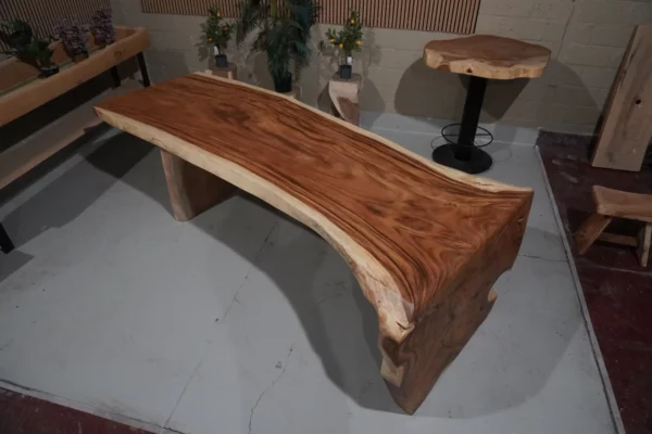 Table cascade en suar massif - L300cm B110/135cm – Image 20