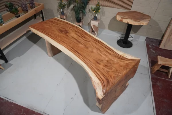 Table cascade en suar massif - L300cm B110/135cm – Image 21