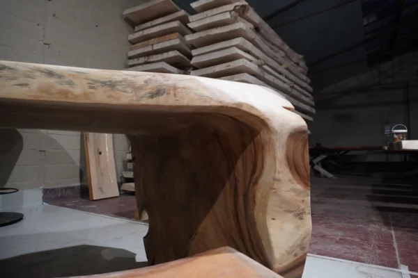 Table cascade en suar massif - L300cm B110/135cm – Image 34