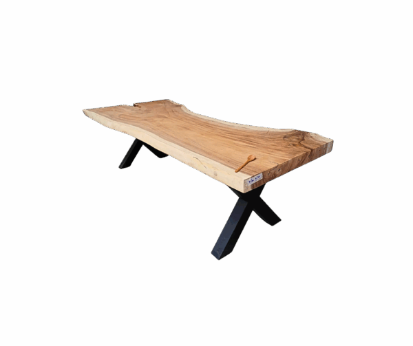 Table en bois de Suar massif - L 300 cm L 90/120