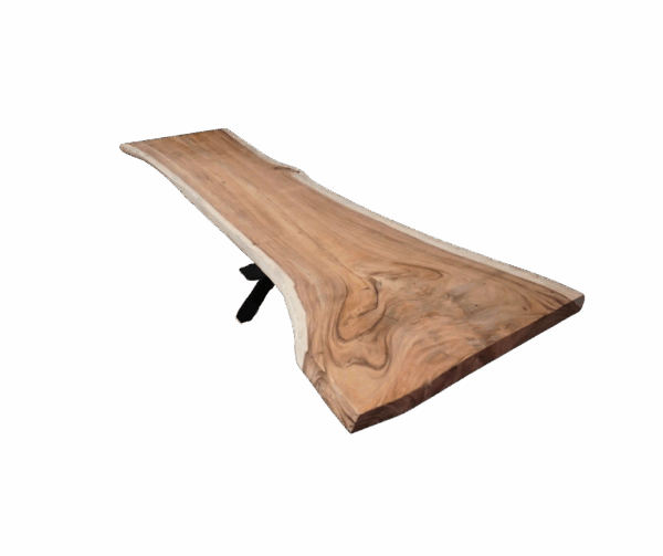 Table en bois de Suar massif - L350cm L92/122cm