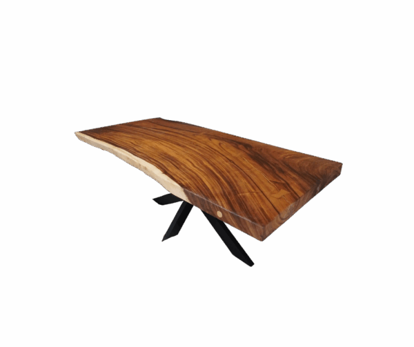 Table en bois de suar massif - L200cm L96/100cm