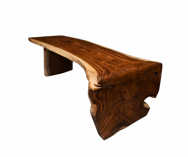 Table cascade en suar massif - L300cm B110/135cm